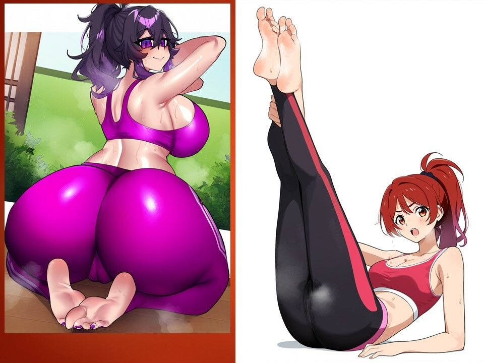 サンプル画像1:くっさいヨガパンツのシミ(潮吹きジョニー) [d_437224]