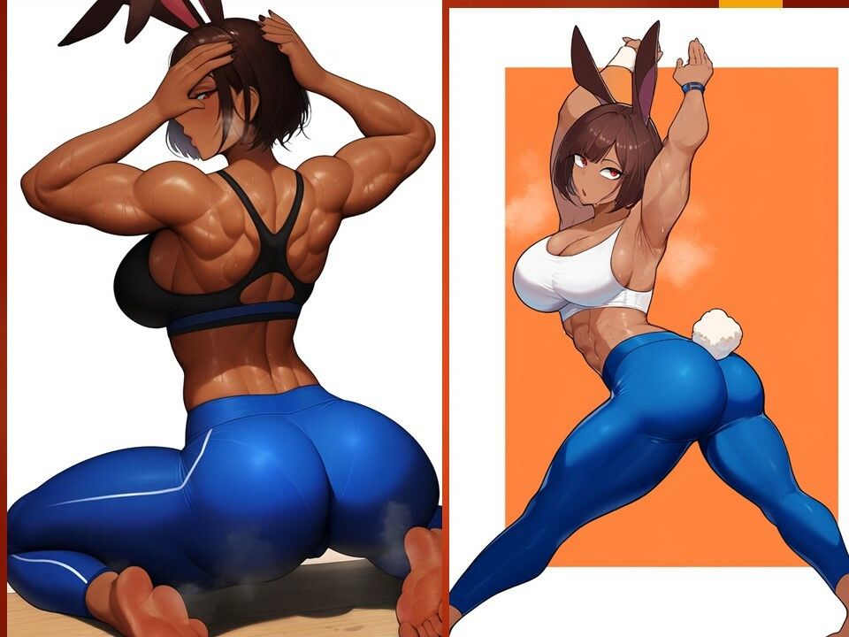 サンプル画像2:くっさいヨガパンツのシミ(潮吹きジョニー) [d_437224]