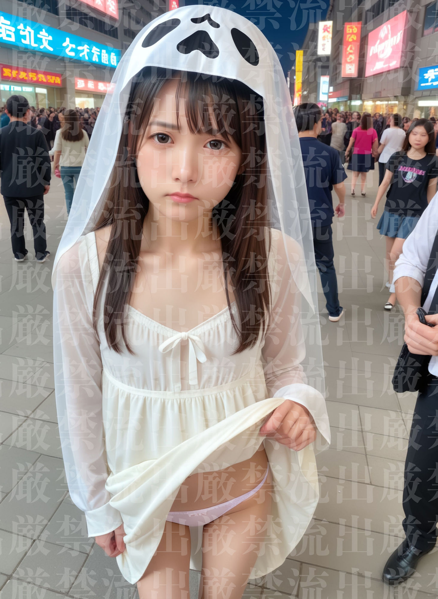 サンプル画像4:画像流出！325枚 世に出るはずがなかった裏ハロウィン写真公開 -パンチラ・ブラチラ-(流出写真倶楽部) [d_437347]