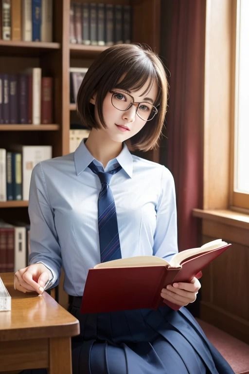 サンプル画像1:可愛いメガネ女子(aigirlphoto) [d_437401]