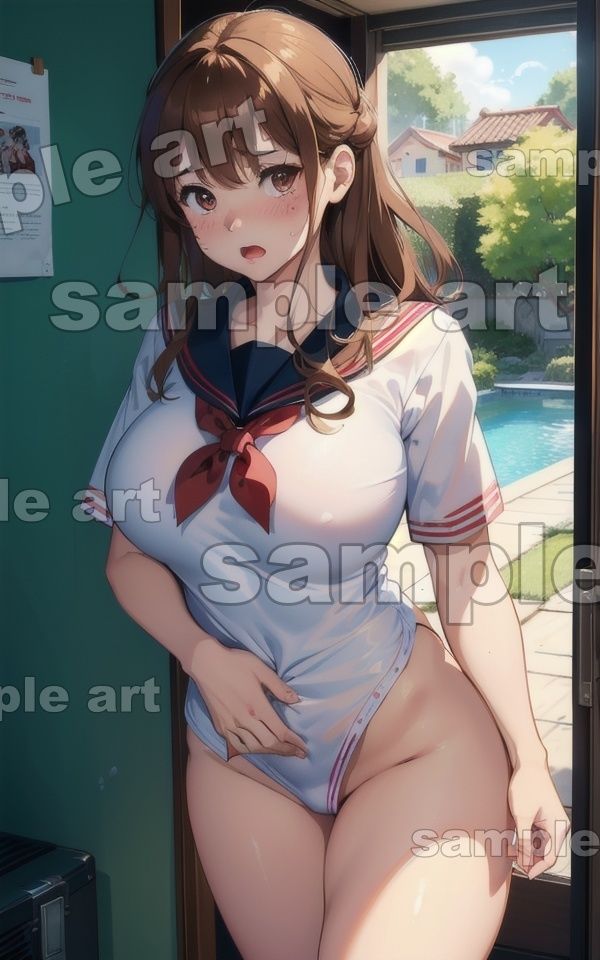 サンプル画像3:先輩に告白した195連発！制服の先輩を告白してSEX・・・真夏の青春えっち(トリビアの熟女) [d_437470]