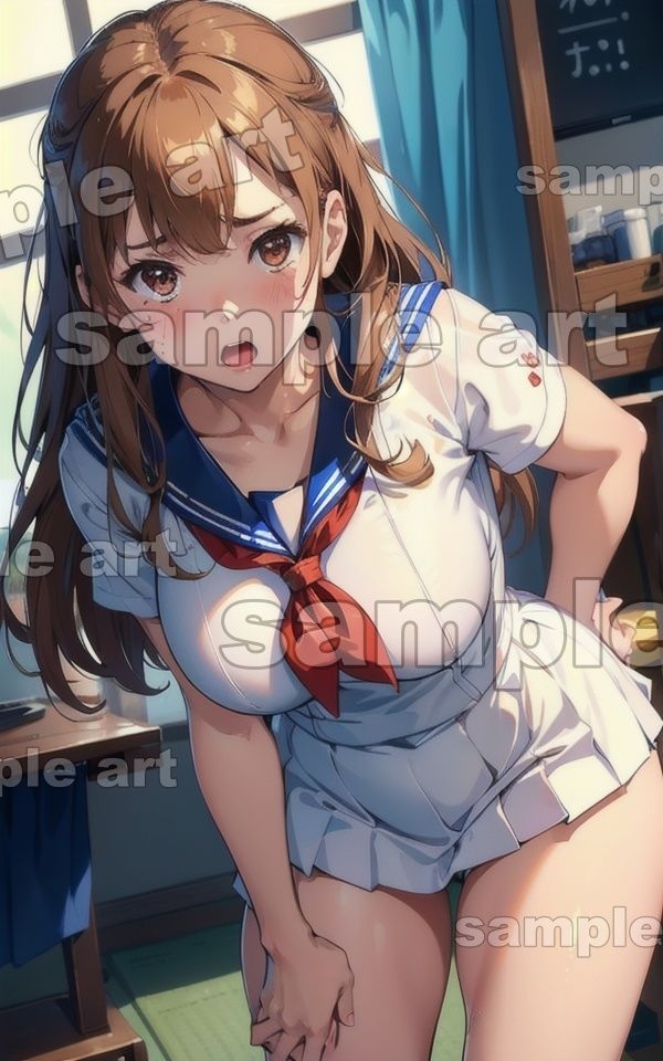 サンプル画像4:先輩に告白した195連発！制服の先輩を告白してSEX・・・真夏の青春えっち(トリビアの熟女) [d_437470]