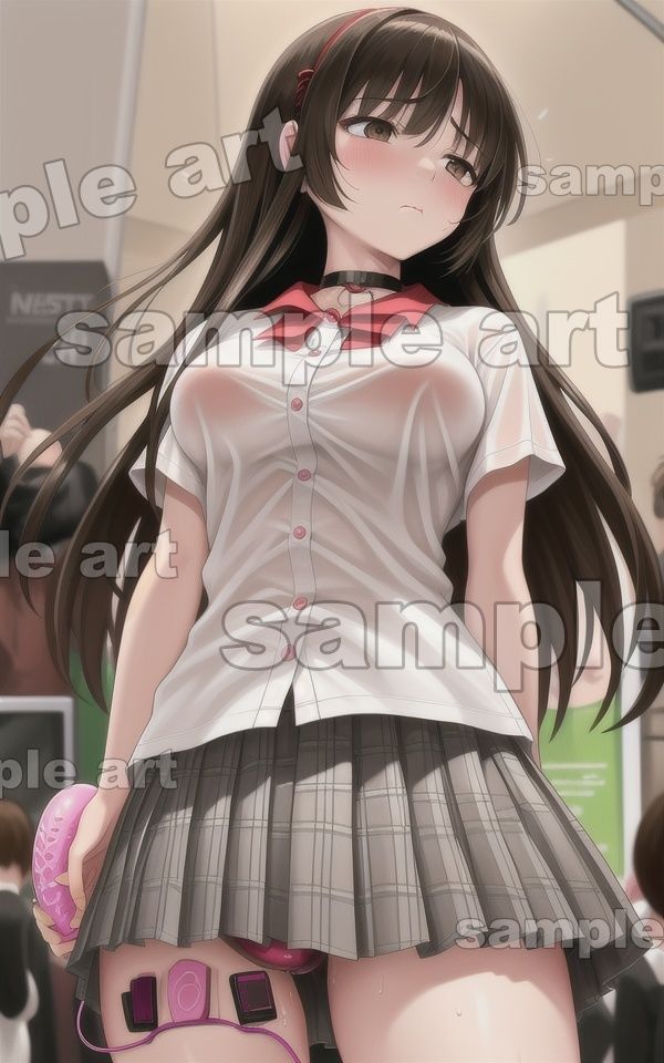 サンプル画像1:変態アイドル381枚！バイブを膣に挿れて客がリモコンで操作する特集(コントラスト企画) [d_437473]