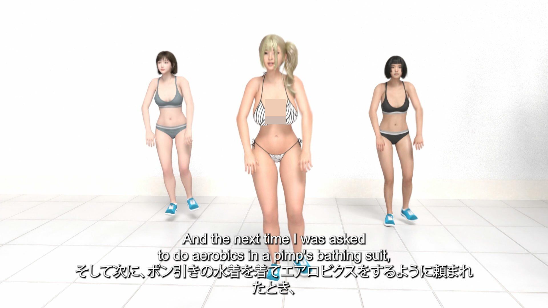 廻里のエアロビクス＃002-English［変態ニュースジャパンの1コーナー］の画像2