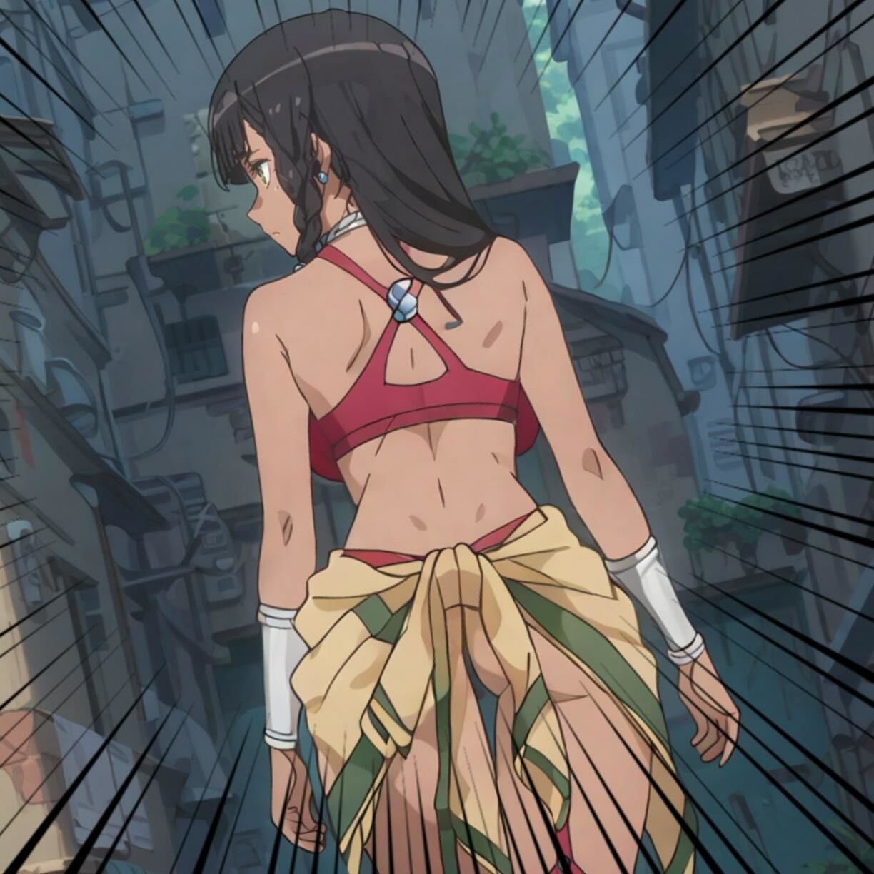 サンプル画像2:俺のティオ〇 〜肉便器NO.11 ティオ〇 短気で凶暴な褐色アマゾネス〜(俺のAIする肉便器) [d_437589]