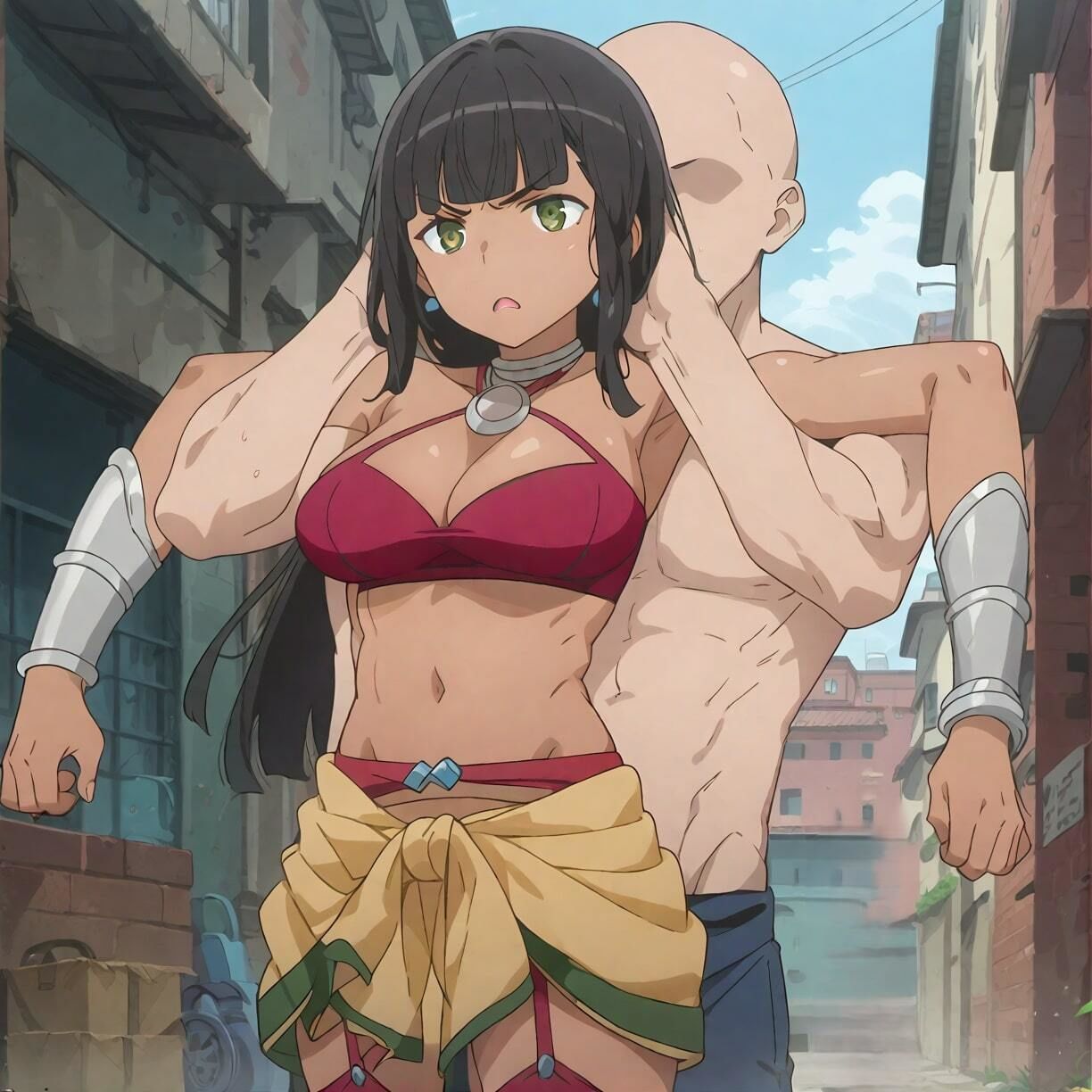 サンプル画像4:俺のティオ〇 〜肉便器NO.11 ティオ〇 短気で凶暴な褐色アマゾネス〜(俺のAIする肉便器) [d_437589]