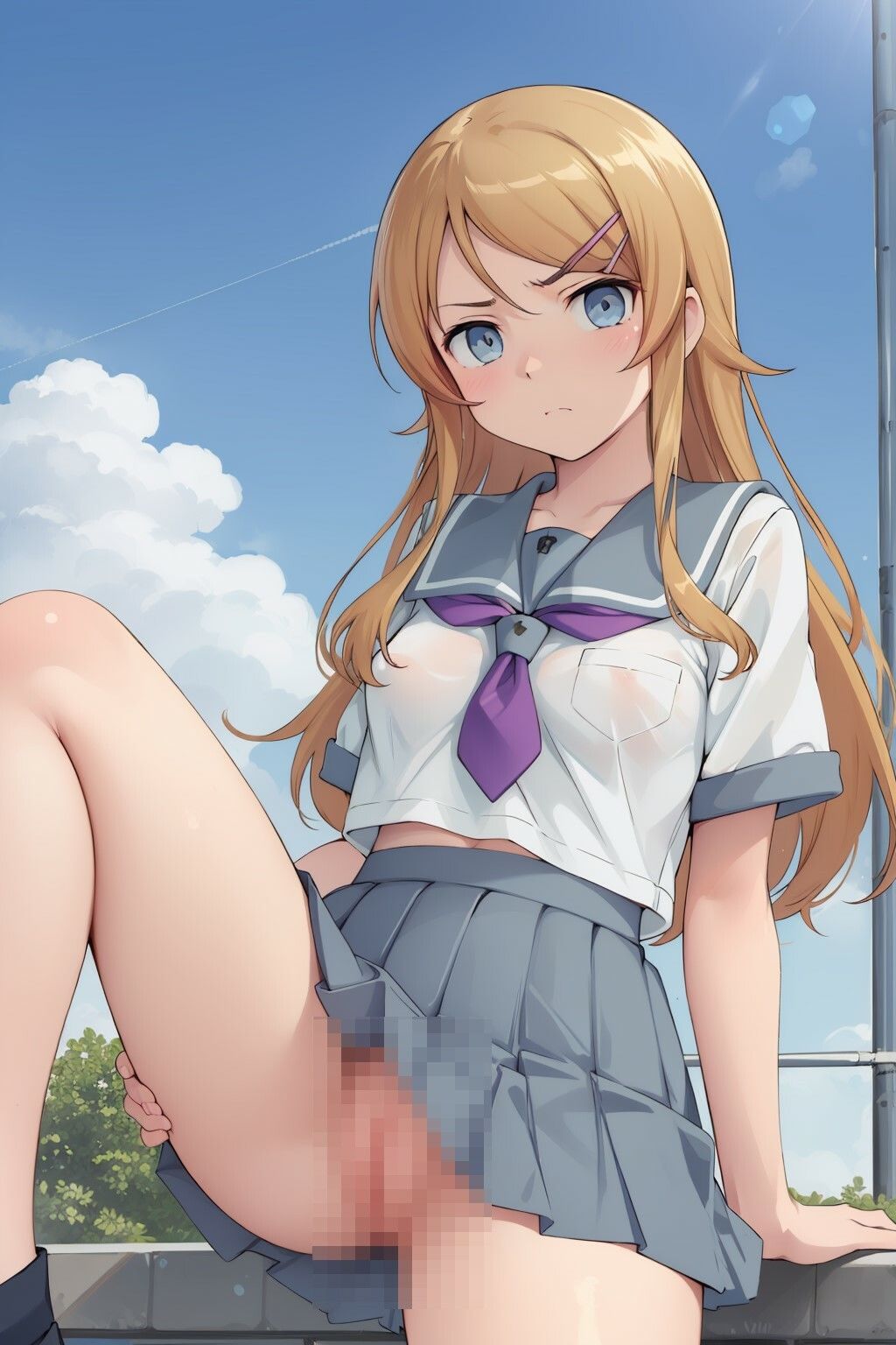 サンプル画像3:妹たちには生えていない(無毛痴態) [d_437787]