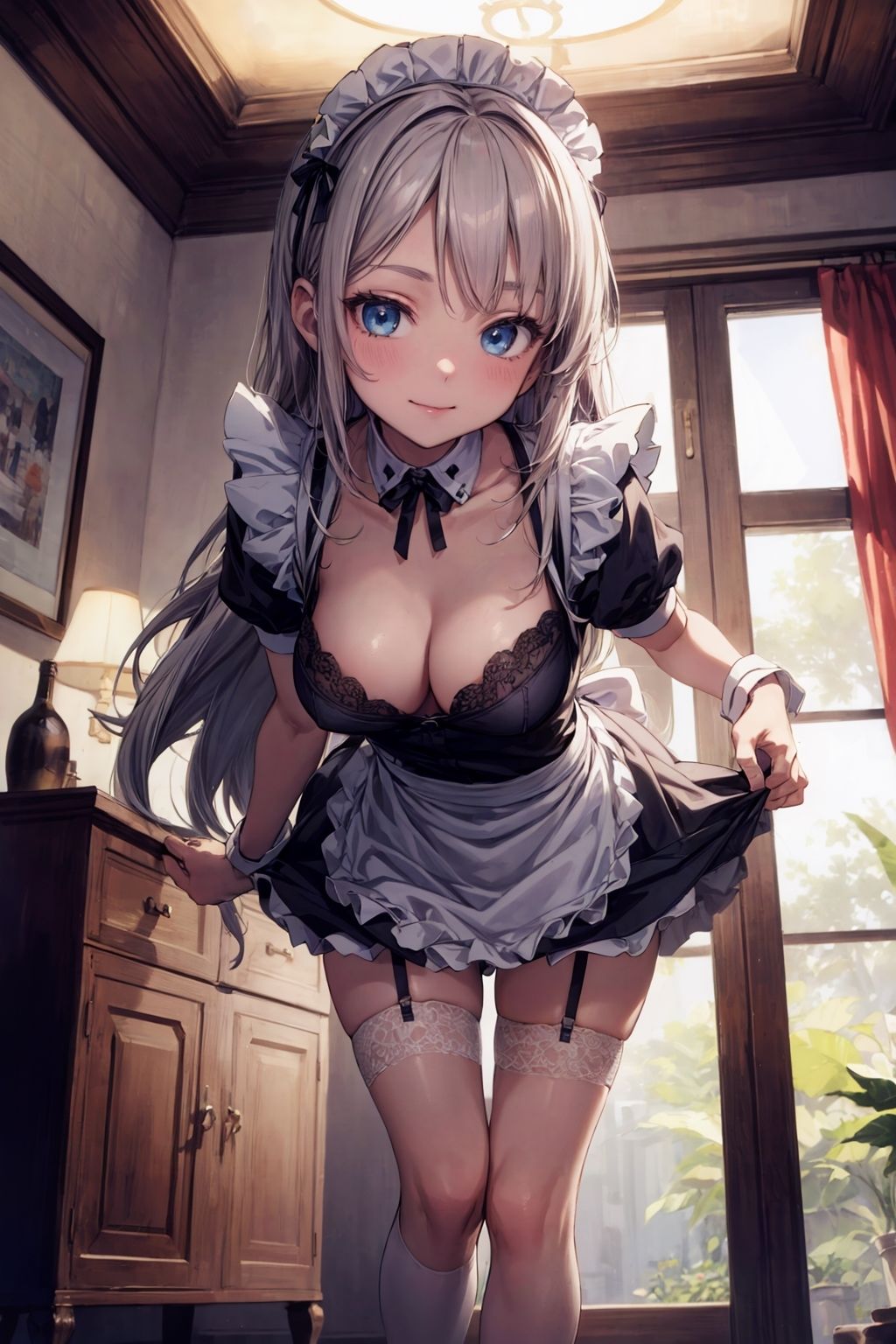 サンプル画像2:えっちなメイドさんとご奉仕生活(樽小屋) [d_437807]