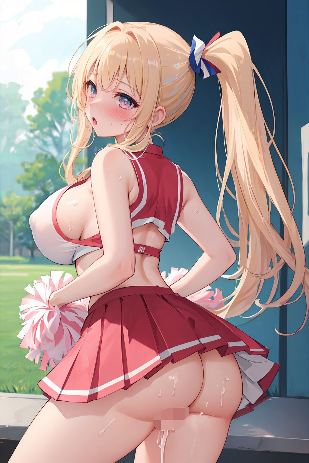 サンプル画像3:えちえちなチアっ子でシコってみませんか？？(えちえちむふふご) [d_437831]