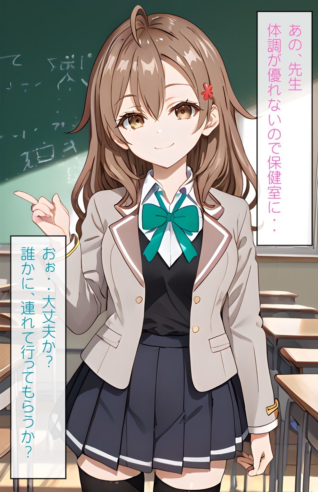 サンプル画像2:ロシデレ 保健室で甘いの濃厚な関係 アーシャ編(ぶるーしゃとー) [d_438005]