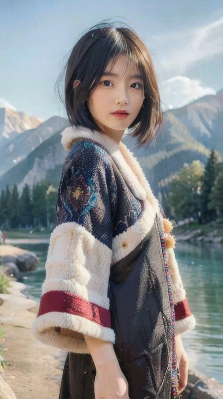 サンプル画像4:AI生成 チベット美女グラビア Vol.1-1(美伝プロジェクト) [d_438014]