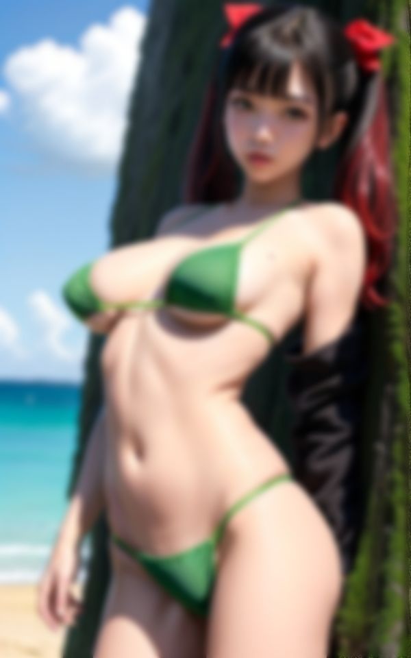 サンプル画像2:地下アイドルになりたてのロリっ子美女がエチエチ水着で撮影会(アイの秘宝館) [d_438028]