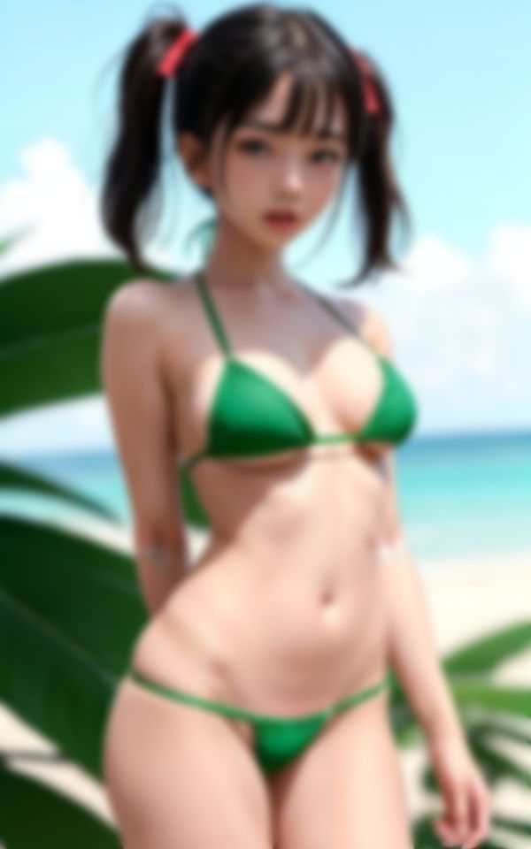 サンプル画像3:地下アイドルになりたてのロリっ子美女がエチエチ水着で撮影会(アイの秘宝館) [d_438028]