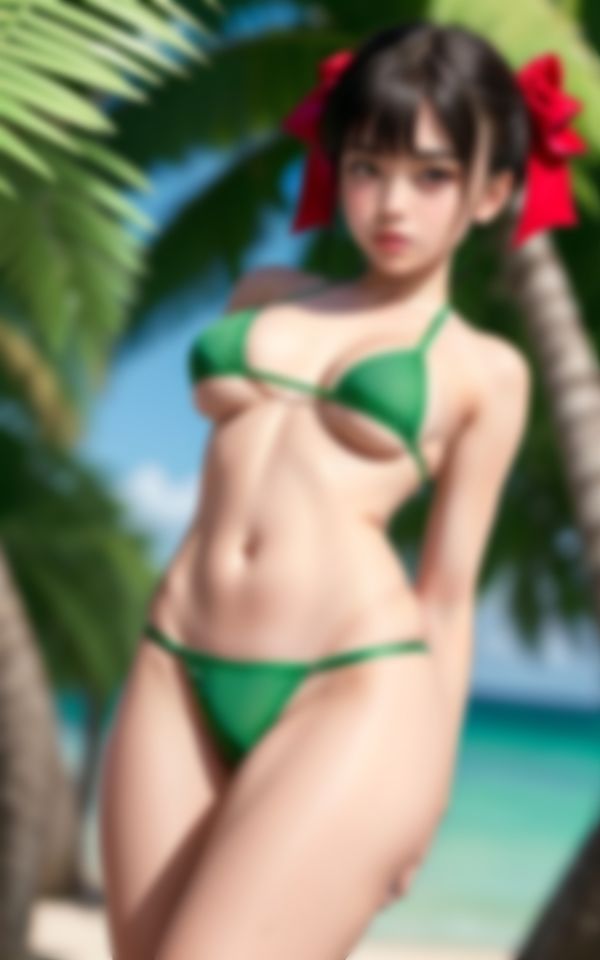 サンプル画像6:地下アイドルになりたてのロリっ子美女がエチエチ水着で撮影会(アイの秘宝館) [d_438028]