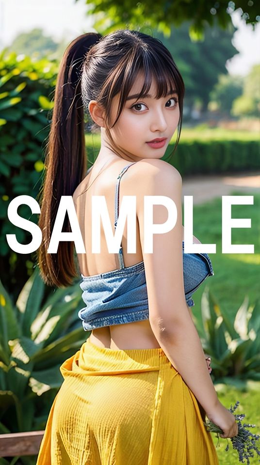 サンプル画像3:女子大生単独南国旅行(AI Art and Meditation) [d_438057]