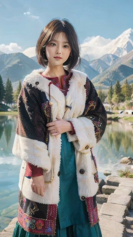 サンプル画像1:AI生成 チベット美女グラビア Vol.1-2(美伝プロジェクト) [d_438060]