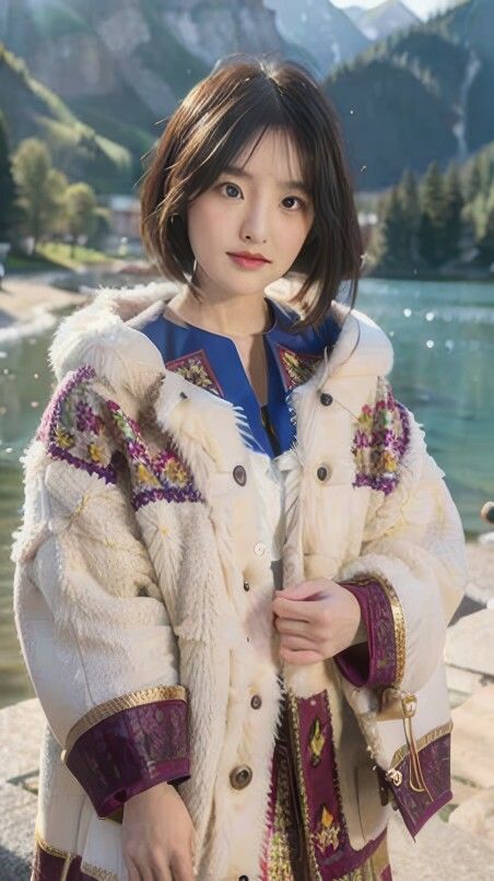 サンプル画像4:AI生成 チベット美女グラビア Vol.1-2(美伝プロジェクト) [d_438060]