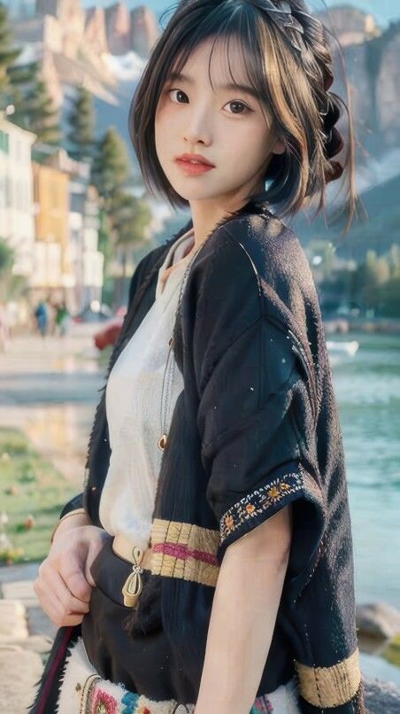 サンプル画像5:AI生成 チベット美女グラビア Vol.1-2(美伝プロジェクト) [d_438060]