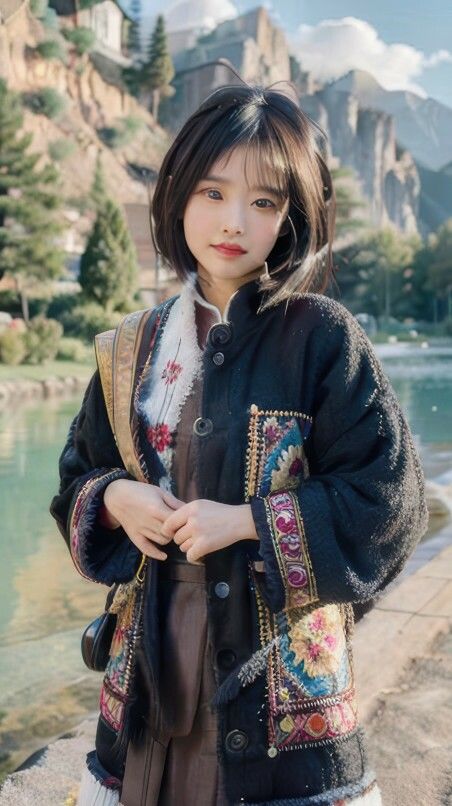 サンプル画像6:AI生成 チベット美女グラビア Vol.1-2(美伝プロジェクト) [d_438060]