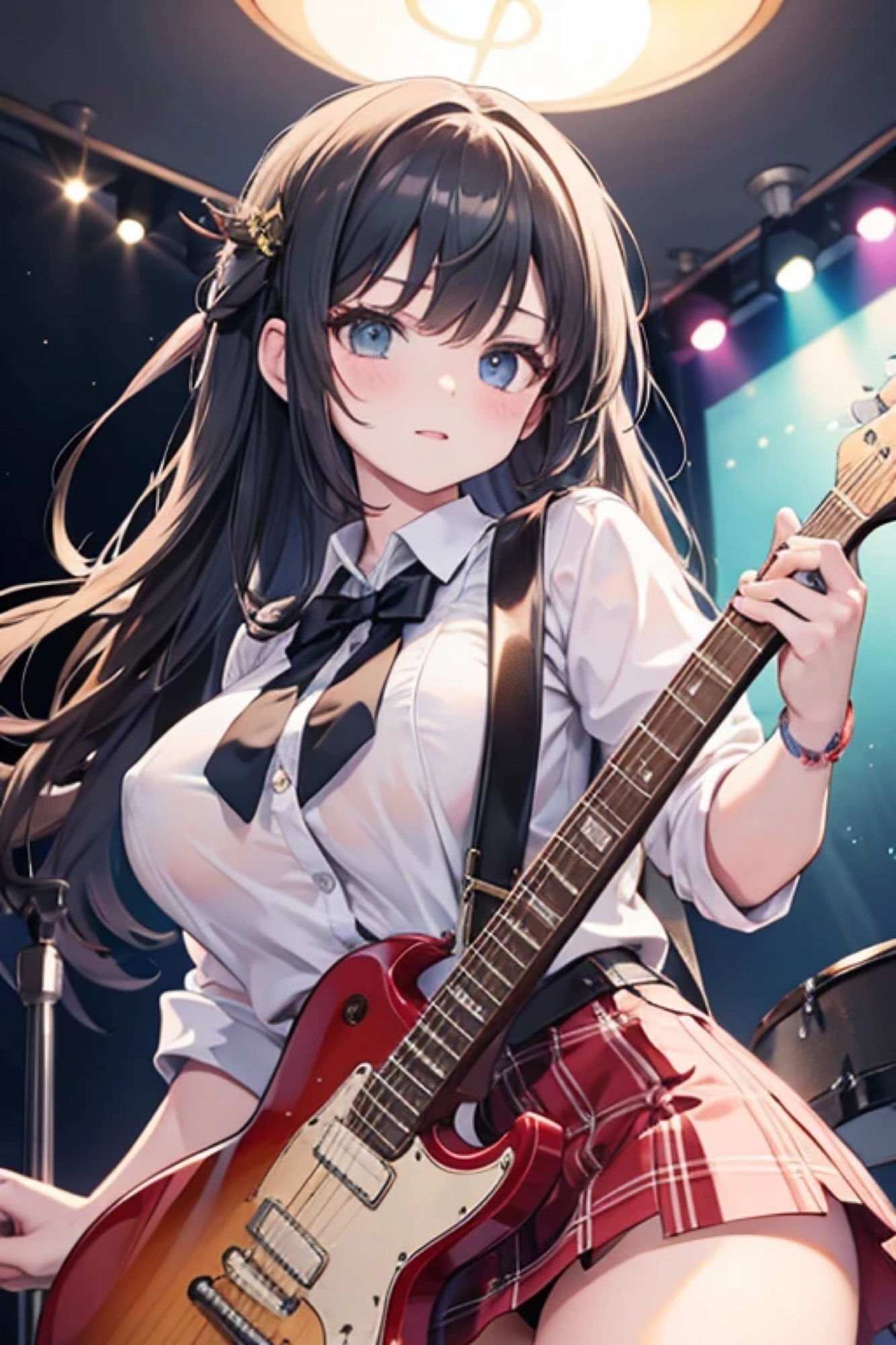 サンプル画像3:ギターガールのアレやコレ(rweb324) [d_438086]