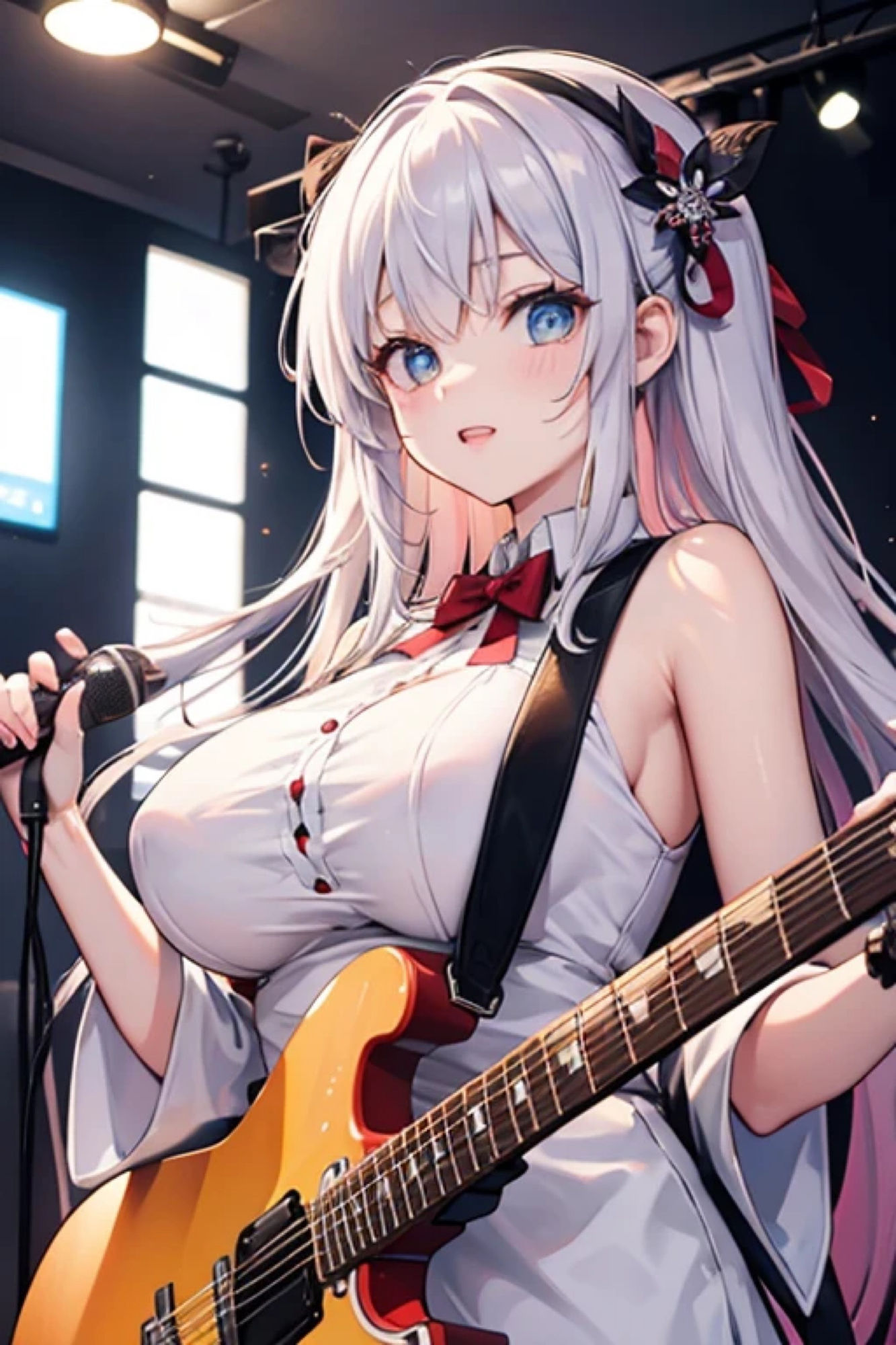 サンプル画像6:ギターガールのアレやコレ(rweb324) [d_438086]