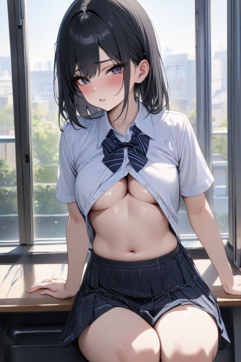 サンプル画像1:私立クールビズ学園〜下乳パラダイス〜(poichi factory) [d_438095]