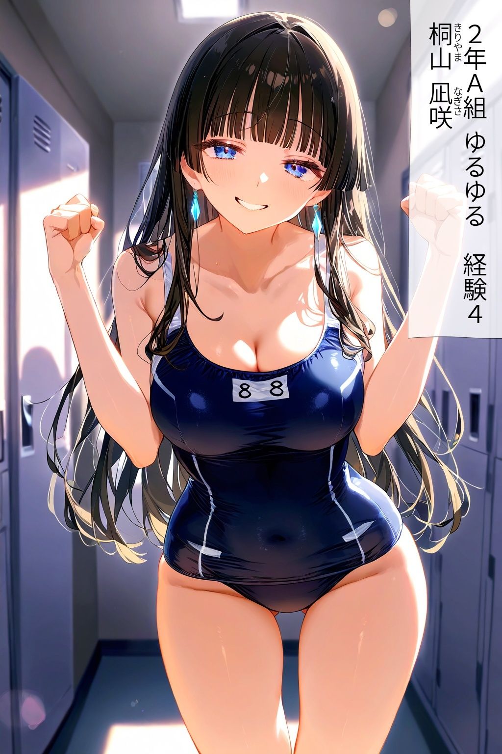 サンプル画像6:60キャラ スク水 即オチ2コマ(事務びーむ) [d_438137]