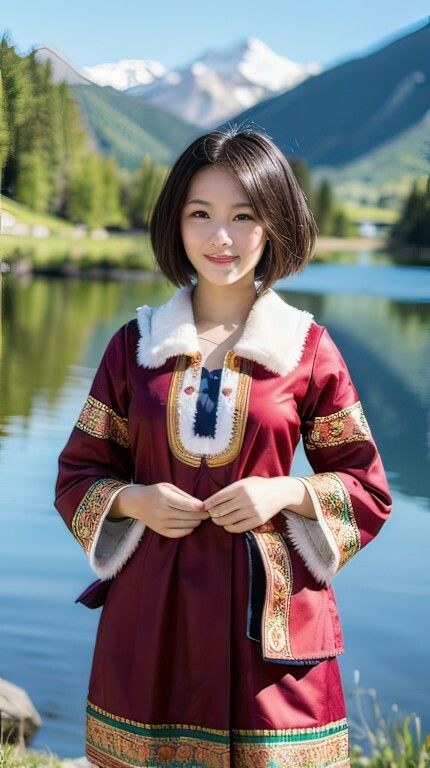 サンプル画像6:AI生成 チベット40代美魔女グラビア Vol.1-1(美伝プロジェクト) [d_438190]