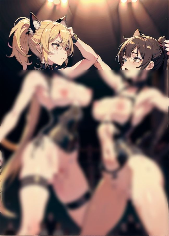 サンプル画像6:キャットファイト「闇世界で見せ物にされる女の戦い」(ガラパゴス化) [d_438212]