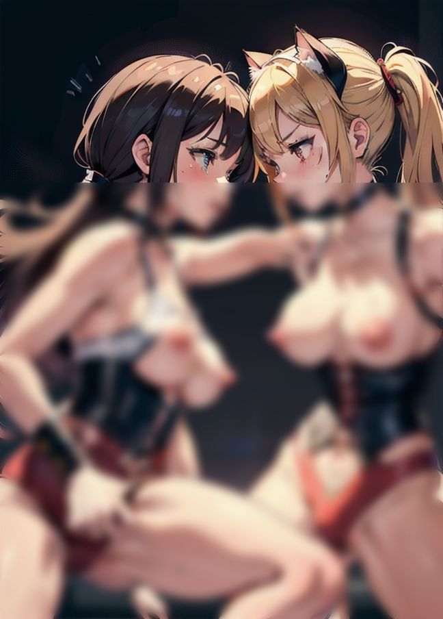 サンプル画像2:淫猥キャットファイト’バトルロイヤル’(みるくのお時間です) [d_438216]