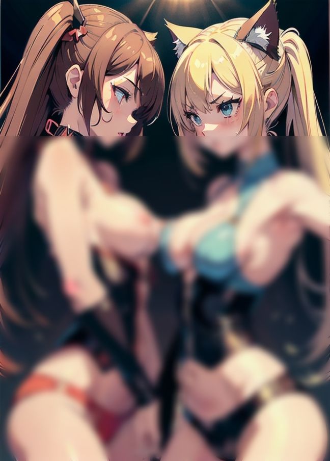 サンプル画像6:淫猥キャットファイト’バトルロイヤル’(みるくのお時間です) [d_438216]