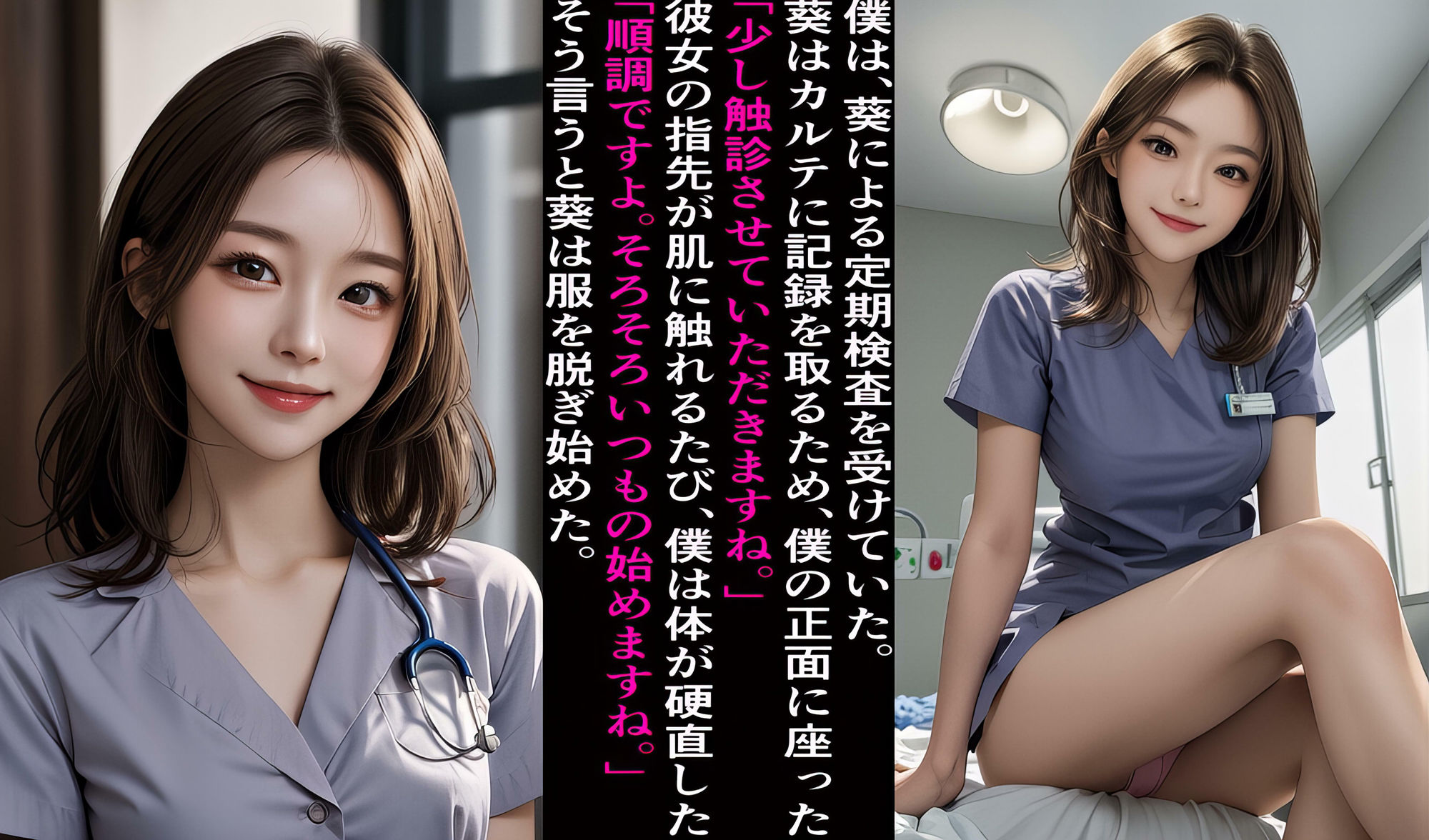 サンプル画像1:搾精病棟1 ナースに連続中出し(東京アキバ同人倶楽部) [d_438251]