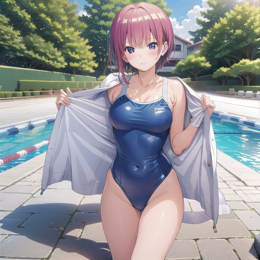 サンプル画像3:〜五等分の●嫁 水着編〜 中●一花 CG集 ＃3(イラストえちえち) [d_438298]