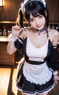 サンプル画像5:AIグラビア写真集5〜メイドコスプレ〜(ねも) [d_438303]