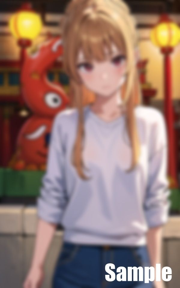 サンプル画像1:中華街の社交場(ひんぺり) [d_438450]