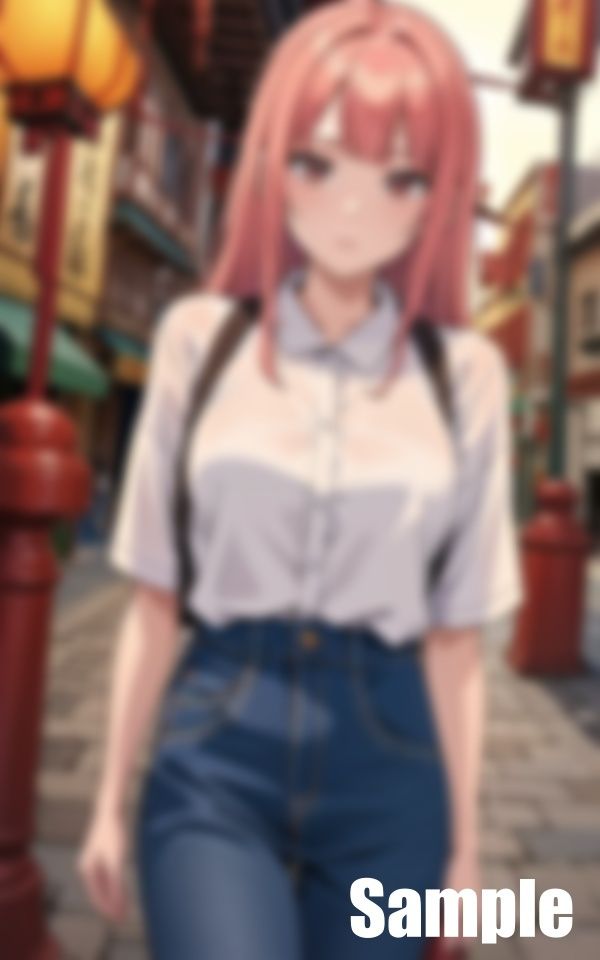 サンプル画像3:中華街の社交場(ひんぺり) [d_438450]