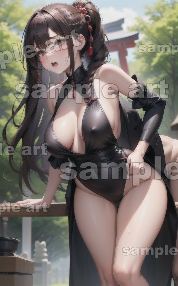 サンプル画像3:墓参りでSEX200連発！親戚とばったり出会い禁断のGカップ青姦(どえろもん) [d_438509]