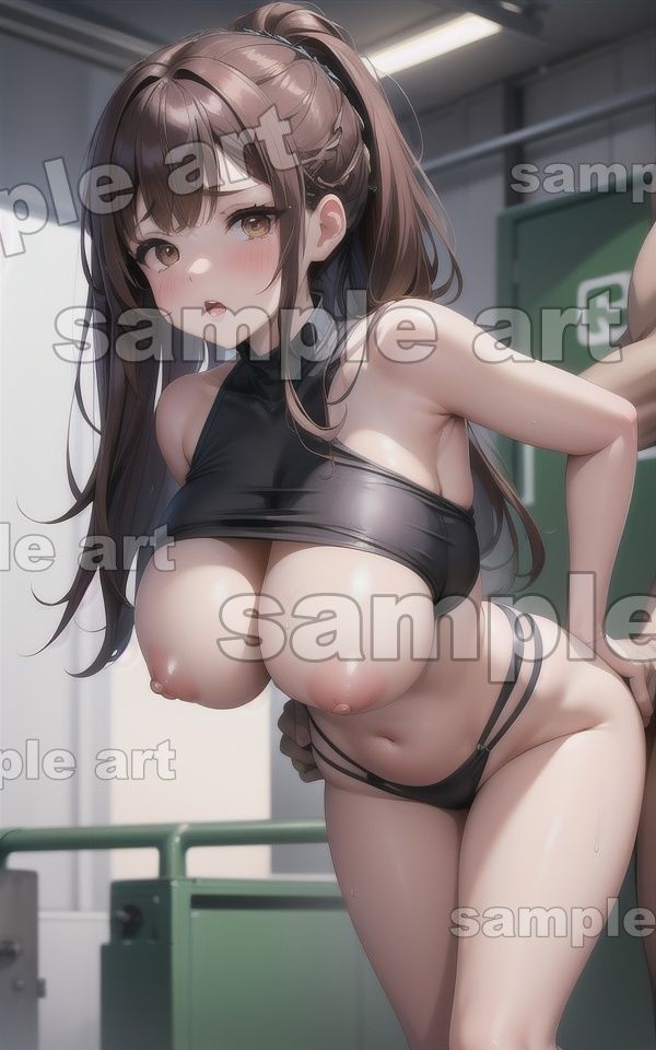 サンプル画像2:工場バイト〜Fカップの爆乳をバックで突かれて脳イキSEX〜バイトリーダーとハメ撮り(monsterX) [d_438513]