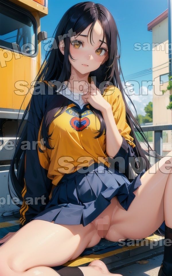 サンプル画像1:トラック運転手〜開脚したエッチなスタイルに運転手も勃起不可避〜父の友達と禁断のSEX(ワンピース企画) [d_438514]