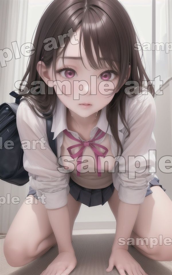 サンプル画像2:おもらしJK特集〜帰宅してから四つん這いでおしっこを放尿〜(秘密のまんこちゃん) [d_438517]