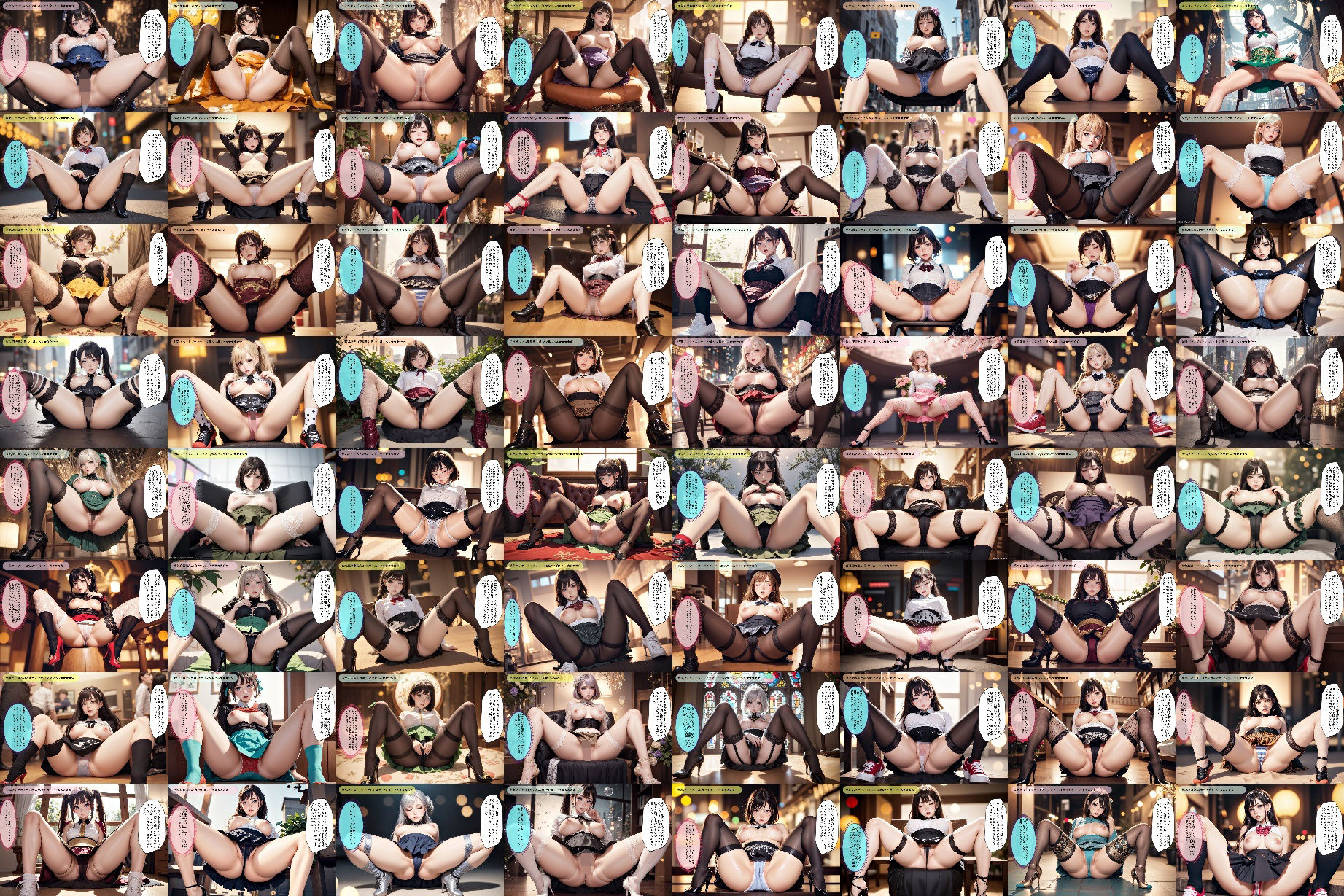 サンプル画像4:【3巻セット】可愛い女性の●日目のパンティから香るエロ臭 【vol.1〜vol.3】(あらぶるま18＋（二次元）) [d_438603]