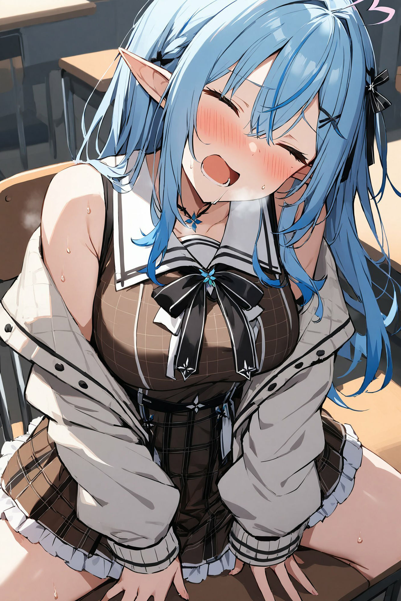 サンプル画像5:着たままひとりえっち〜雪花ラミィ編〜(えるごらぼ) [d_438611]