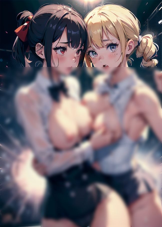 サンプル画像3:制服バトル(ビッグAI) [d_438656]