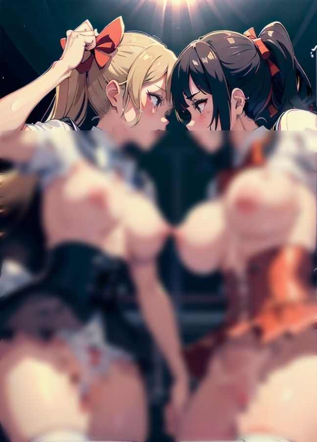 サンプル画像5:制服バトル(ビッグAI) [d_438656]