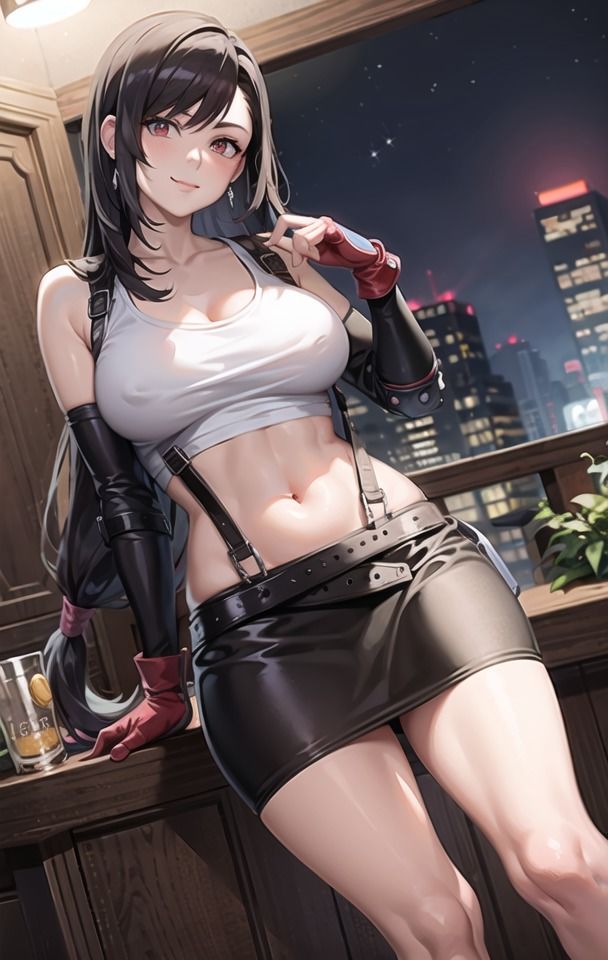 サンプル画像1:発情ティファがガチイキしまくり！鍛えたボディのドスケベセックス大連発〜性欲Rimit Break〜(ai生成で中出し天国) [d_438724]