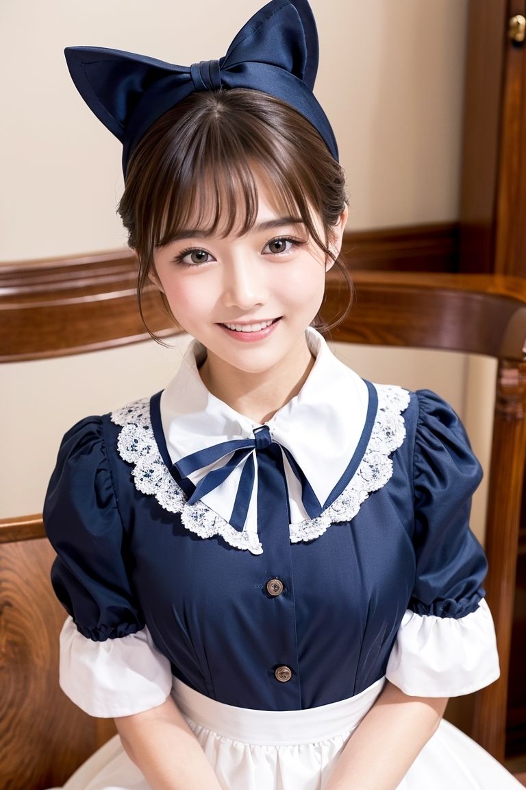 サンプル画像1:Generated Girls Collection vol.9 Navyblue Cat編 その3(かまぼこ製造工場) [d_438744]