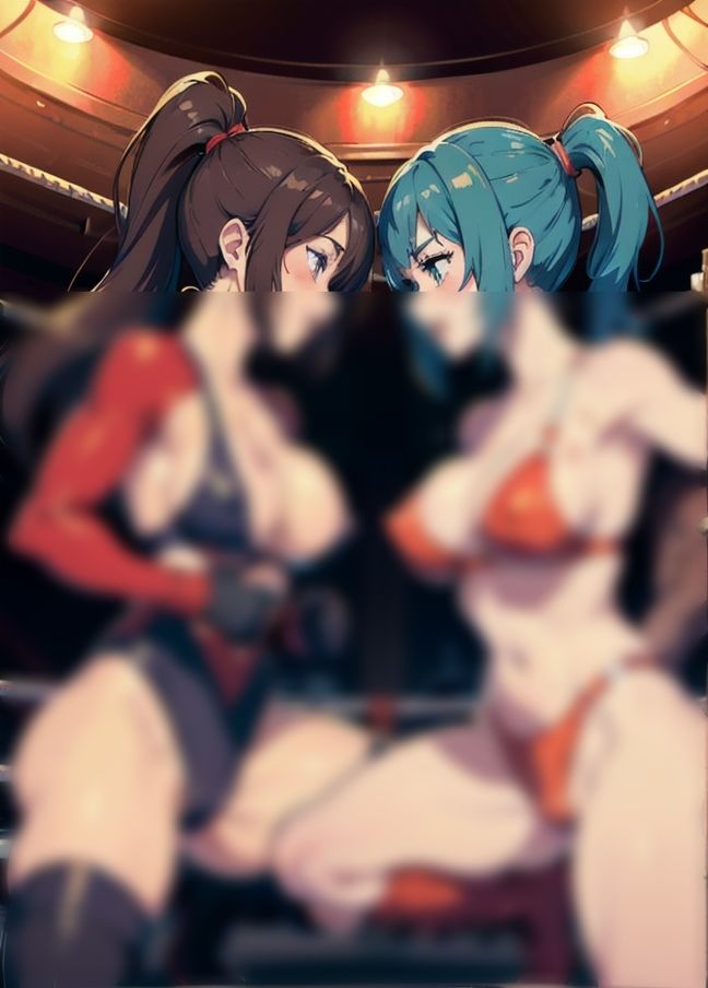 サンプル画像4:変態露出プロレス’勝つのが問題ではないどれだけ魅了してファンを獲得できるかが問題’(寝る前にえっちなことしよ？) [d_438826]