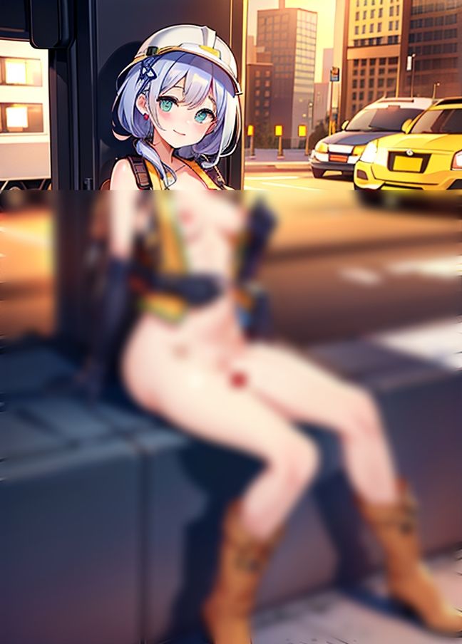 サンプル画像5:建設作業員「汗臭いのでおまん●解放中！」(マシュマロおっぱい) [d_438835]