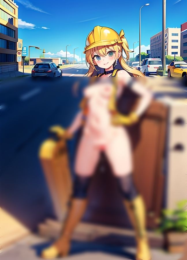 サンプル画像5:裸で働く！女現場監督「わたしの言うことはなんでも聞いてね」(AI黄金期) [d_438836]