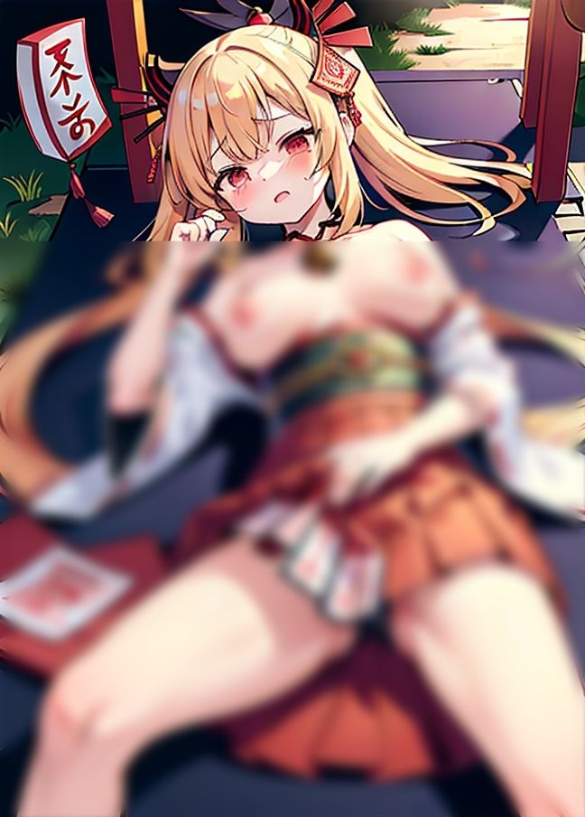 サンプル画像5:巫女は性に奔放「やりたいことやって何が悪いの」(ガラパゴス化) [d_438841]